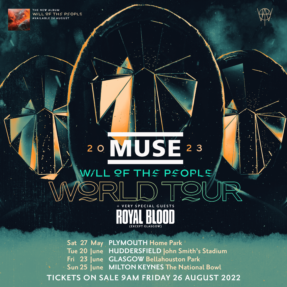 muse tour uk support